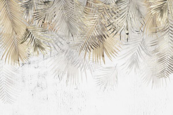 Papier peint Feuilles de palmier élégantes