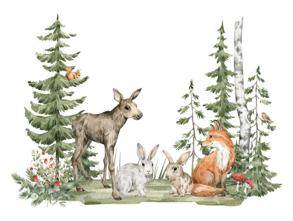 Papier peint Pack Forêt