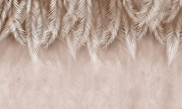 Papier peint Feuilles fines