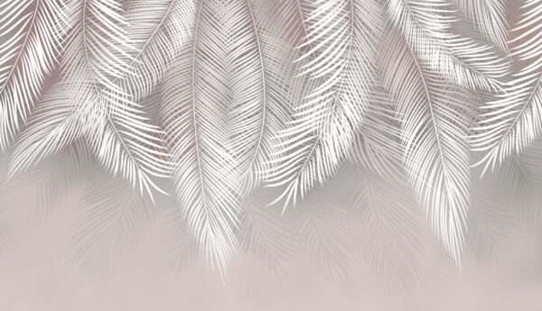 Papier peint Brise romantique des feuilles