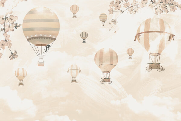 Papier peint Ballons dans le ciel