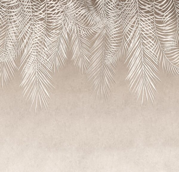 Papier peint Feuilles fines