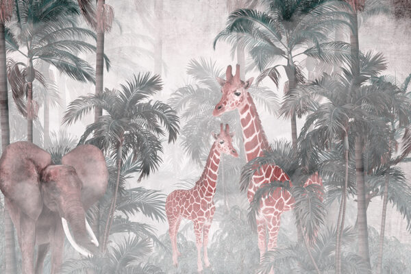 Papier peint Animaux exotiques de la jungle