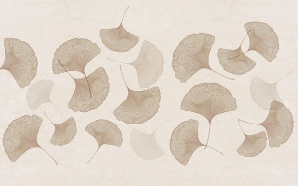 Papier peint Feuilles Fans