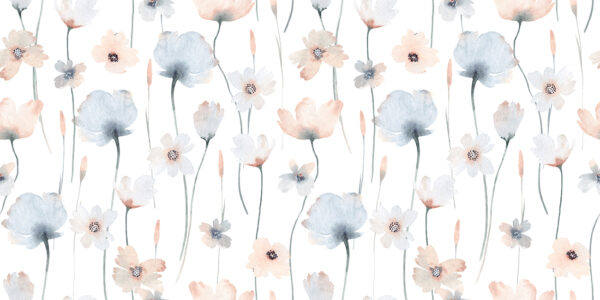 Papier peint Fleurs délicates