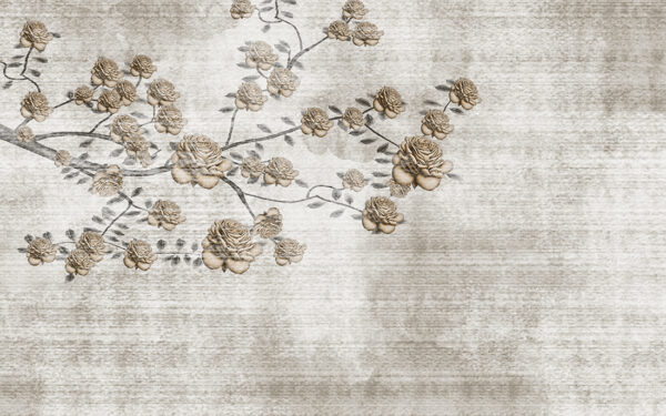 Papier peint Un brin de roses