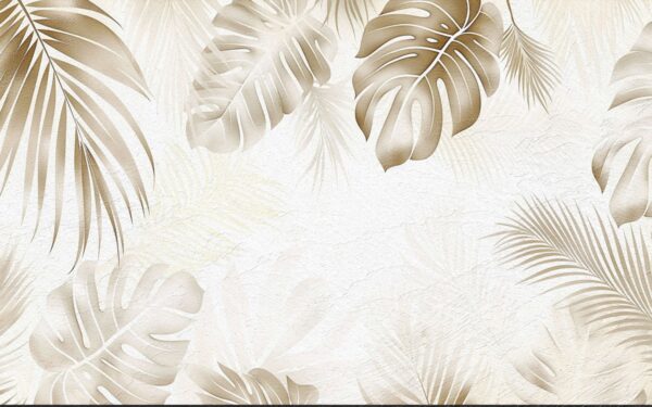 Papier peint Feuilles dans la lueur
