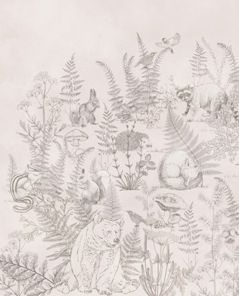 Papier peint Animaux de la forêt