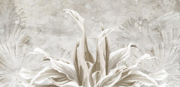 Papier peint Feuilles subtiles