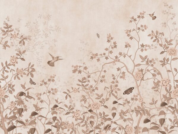 Papier peint Vignes délicates