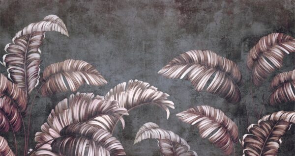 Papier peint Feuilles sensuelles