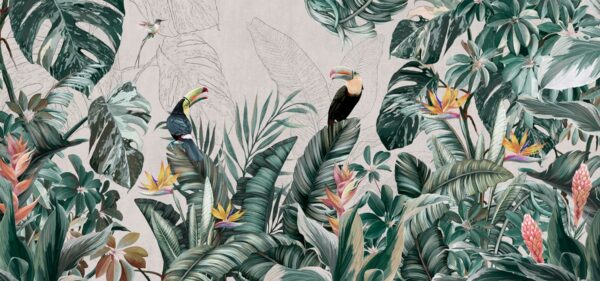Papier peint Paysage exotique