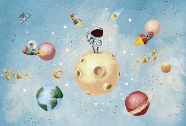 Papier peint Astronaute dans l'espace