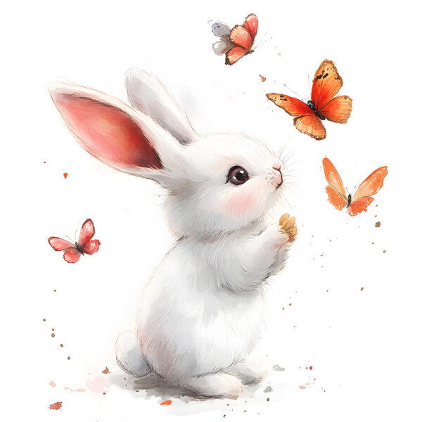 Papier peint Lapin