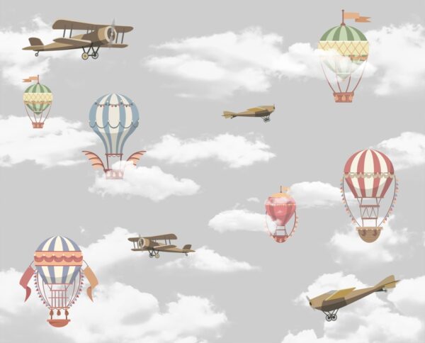 Papier peint Ballons dans les nuages