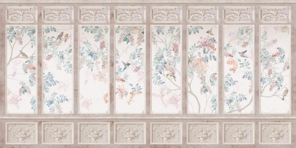 Papier peint Colonnade baroque