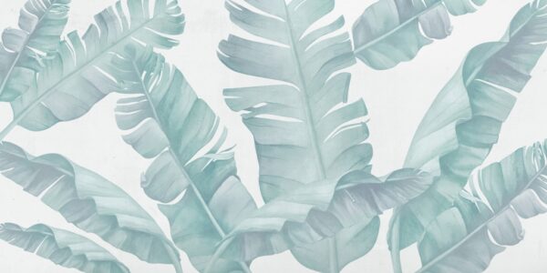 Papier peint Plume Bleue