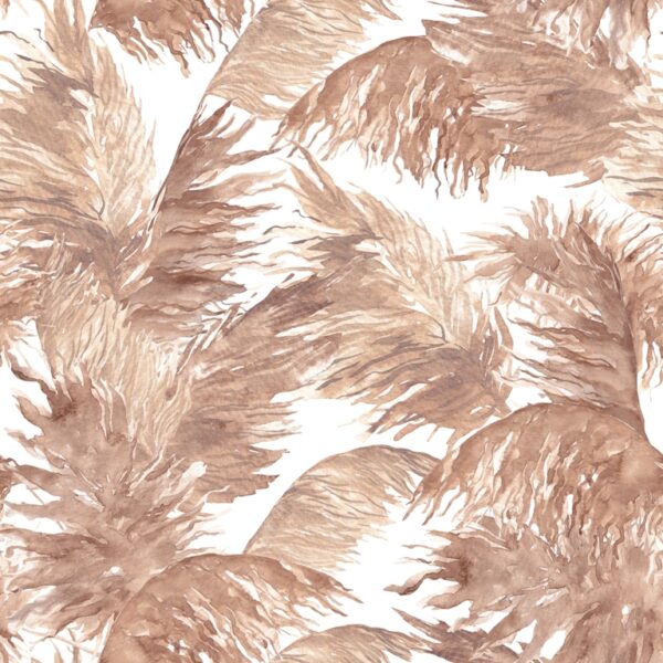 Papier peint Feuilles brunes
