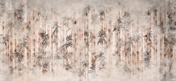 Papier peint Réseau d'arbres bruns