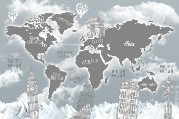 Papier peint Le monde entier