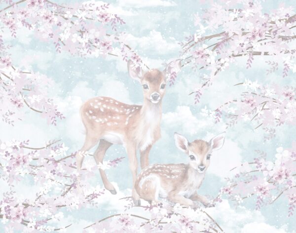 Papier peint Deux cerfs