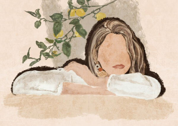 Papier peint La fille sans yeux