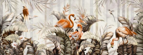 Papier peint Oiseaux exotiques