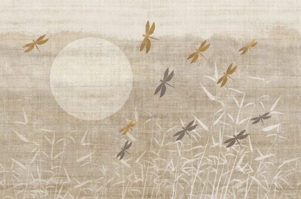 Papier peint Prairie sur toile