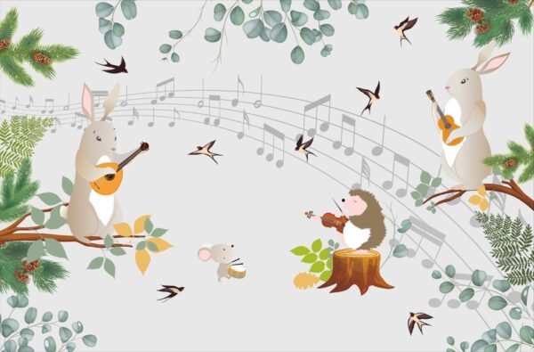 Papier peint Orchestre de la forêt