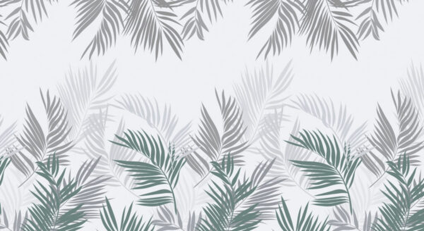 Papier peint feuilles de palmier
