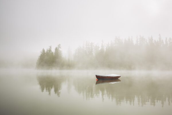 Papier peint Bateau sur le lac