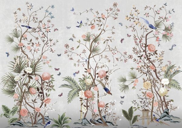 Papier peint Jardin exotique