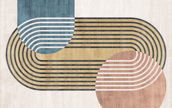 Papier peint Ovale et Cercle