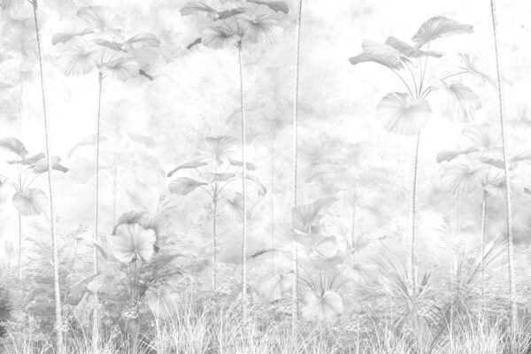 Papier peint Des palmiers vers le ciel