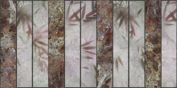 Papier peint Rayures verticales en marbre
