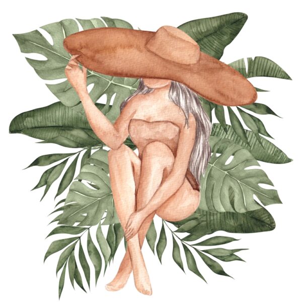 Papier peint Sous le chapeau