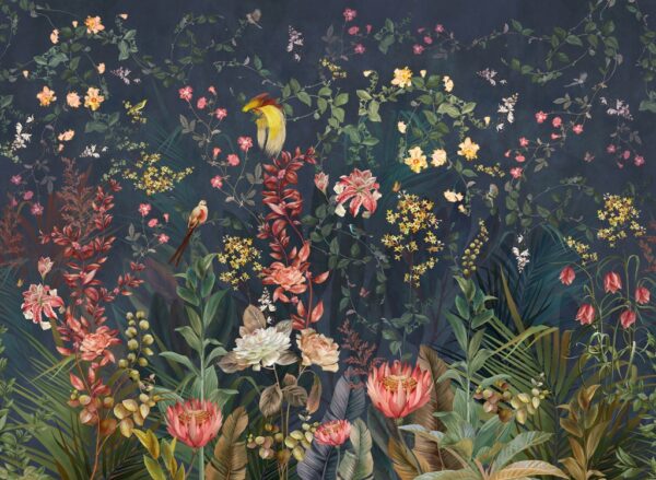 Papier peint Jardin d'Eden la nuit