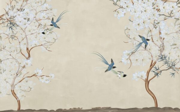 Papier peint Oiseaux de paradis