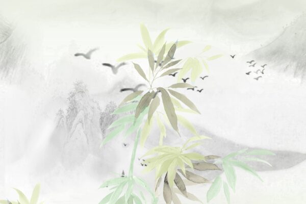 Papier peint Plante solitaire