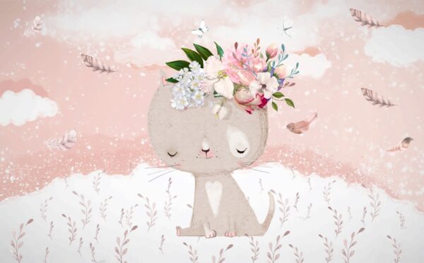 Papier peint Chaton endormi
