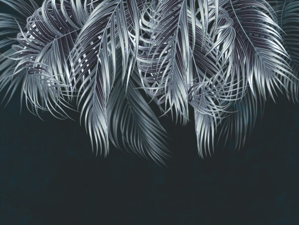 Papier peint Palme d'argent