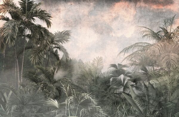 Papier peint Aube sur une île exotique