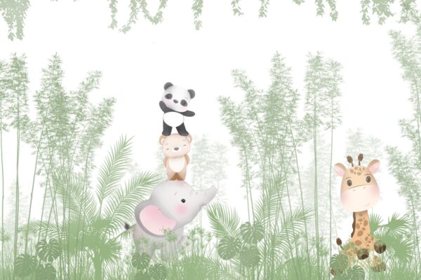 Papier peint Tour tropicale