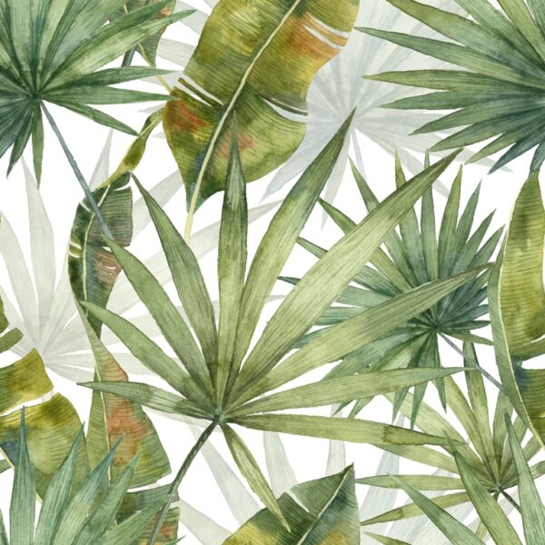 Papier peint Feuilles tropicales