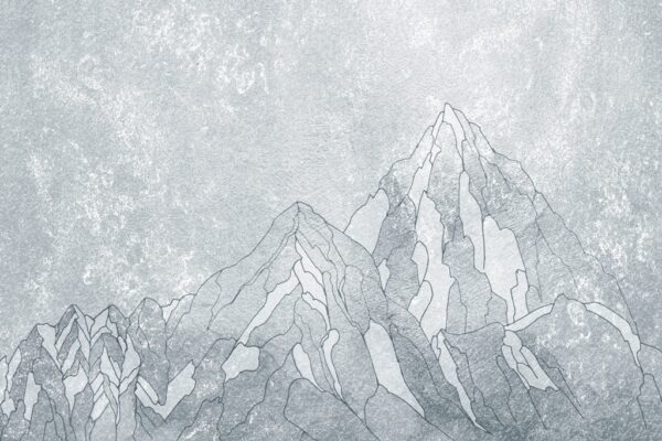 Papier peint Haut sommet de la montagne