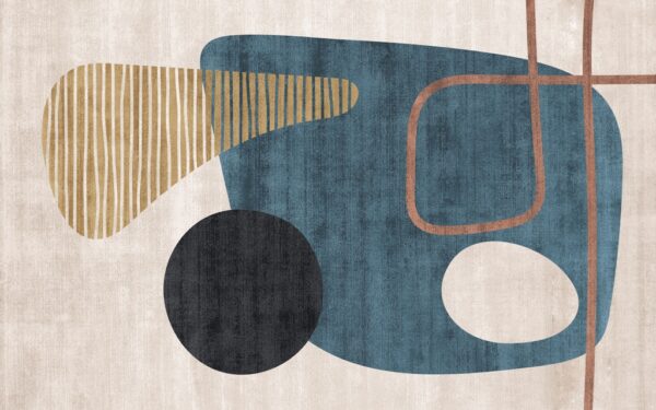 Papier peint Formes arrondies