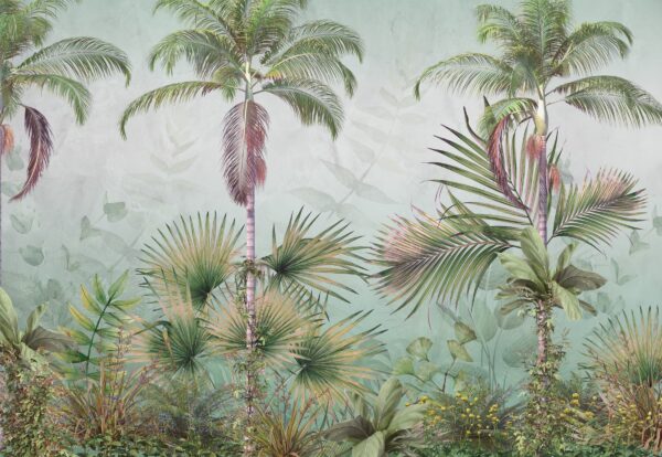 Papier peint Palmiers verts