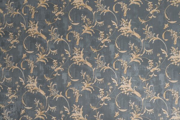 Papier peint Motif végétal doré