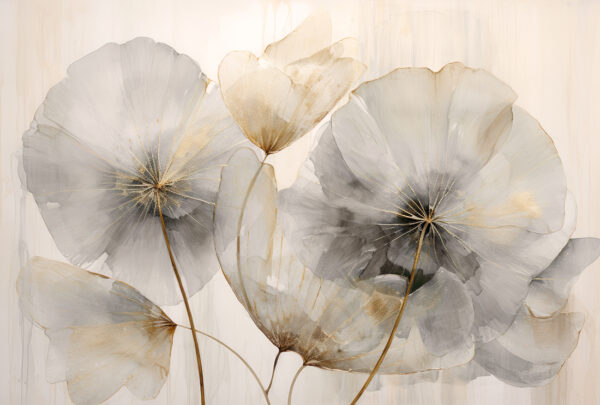 Papier peint Feuilles Fans
