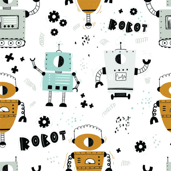 Papier peint Robots